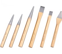 EXTOL PREMIUM sekáče, průbojníky a důlčík, sada 6ks