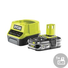 Set akumulátor + nabíječka RC18120-125 Ryobi, 18V, 1x 2,5Ah