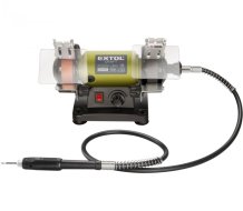 EXTOL CRAFT bruska stolní dvoukotoučová s přímou bruskou, 120W