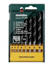 Metabo sada vrtáků do dřeva 3-10mm, 8 ks, 62620200