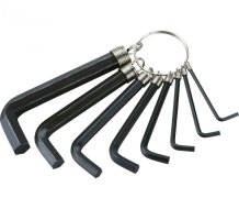 EXTOL CRAFT L-klíče IMBUS, sada 8ks, 2-10mm