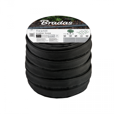 Bradas SOAKER TEXTIL zavlažovací hadice 30m, černá