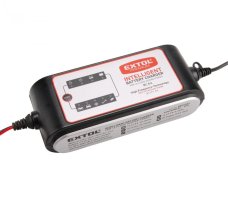 EXTOL PREMIUM autonabíječka 9stupňová, řízená mikroprocesorem, 12V, 8A