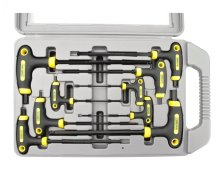 EXTOL PREMIUM T-klíče IMBUS, sada 9ks, H2-10mm
