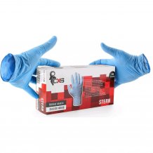 Jednorázové nitrilové rukavice STERN modré balení 100 ks, vel. 08"