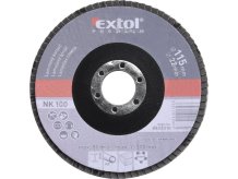 EXTOL PREMIUM kotouč lamelový šikmý korundový, P100, O 115mm