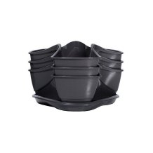 Květináč na bylinky COUBI grafit 29,5cm, tři patra