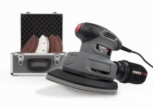 POWERPLUS POWESET5 - Vibrační mini delta bruska 140 W SET