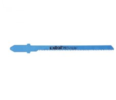 EXTOL PREMIUM plátky do přímočaré pily 5ks, 57x1,5mm, Bi-metal