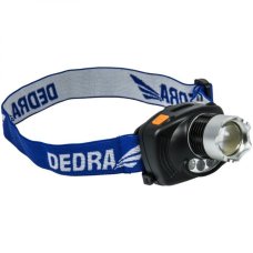 Dedra L1010 čelovka 3W CREE LED ZOOM, senzor pohyb