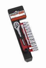 KREATOR KRT500112 - 12-ti dílná gola sada 1/4"