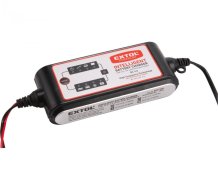 EXTOL PREMIUM autonabíječka 9stupňová, řízená mikroprocesorem, 12/6V, 4A