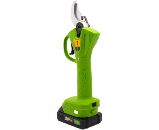 Procraft ES20Li aku nůžky na větve jednoruční 20V, 2x2.0Ah