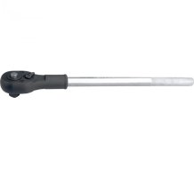 FORTUM ráčna s prodlouženou rukojetí, 24 zubů, 3/4", L 500mm, 61CrV5
