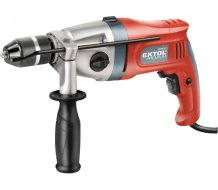 EXTOL PREMIUM vrtačka s příklepem, Click-lock, 1100W