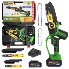 PROCRAFT PKA32Li jednoruční aku řetězová pila 15+20cm LiIon 20V 1x 4Ah v kufru