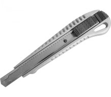 EXTOL CRAFT nůž ulamovací celokovový s výztuhou, 9mm, Auto-lock