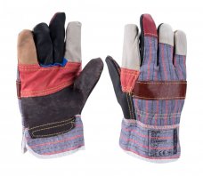 rukavice kožené s vyztuženou dlaní, velikost 10"