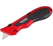 EXTOL PREMIUM nůž kovový s výměnným břitem, 19mm, 4ks náhradních břitů