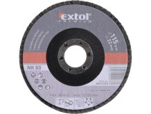 EXTOL PREMIUM kotouč lamelový šikmý korundový, P80, O 115mm