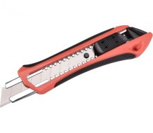 EXTOL PREMIUM nůž ulamovací s kovovou výztuhou, 18mm, Auto-lock