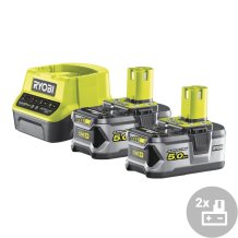Set akumulátor + nabíječka RC18120-250 Ryobi, 18V, 2x 5,0Ah