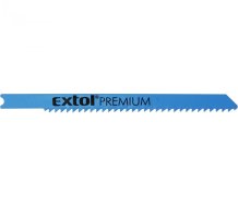 EXTOL PREMIUM plátky do přímočaré pily 5ks, 75x2,5mm, Bi-metal