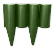Plastový obrubník - palisáda zelená 2,5m
